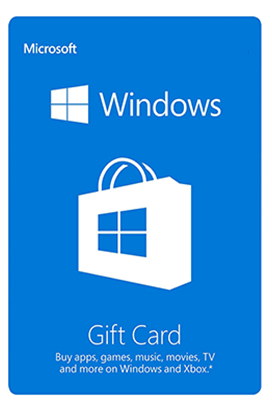 windows gift card